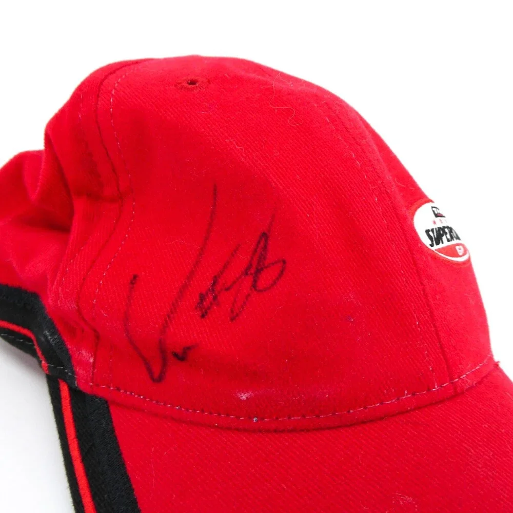 Dirt Bike Hat Mens Adjustable Red Strap‎ Baseball Cap Supercross GP THQ World